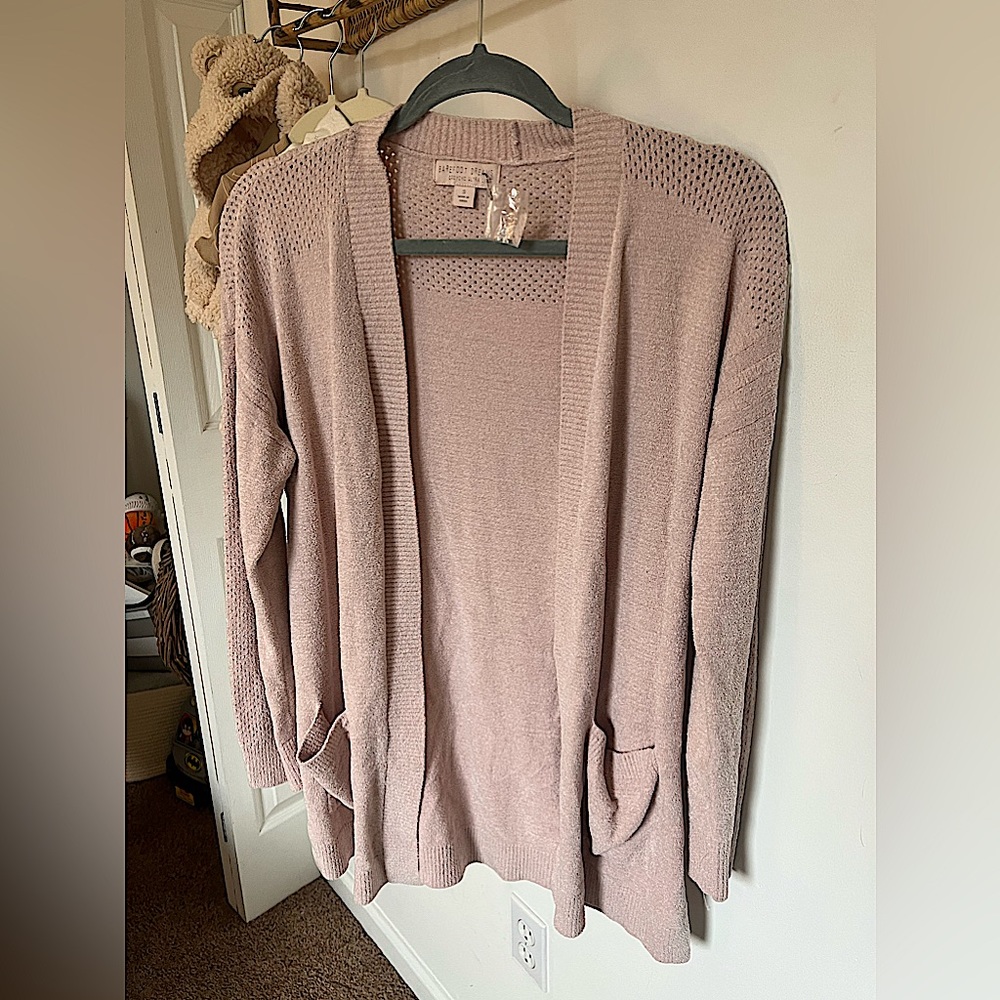 NWOT Barefoot Dreams Cozychic Ultra Lite Cardigan size small